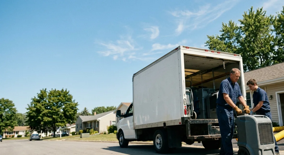 Water Damage Cleanup in Leslie, MI near me